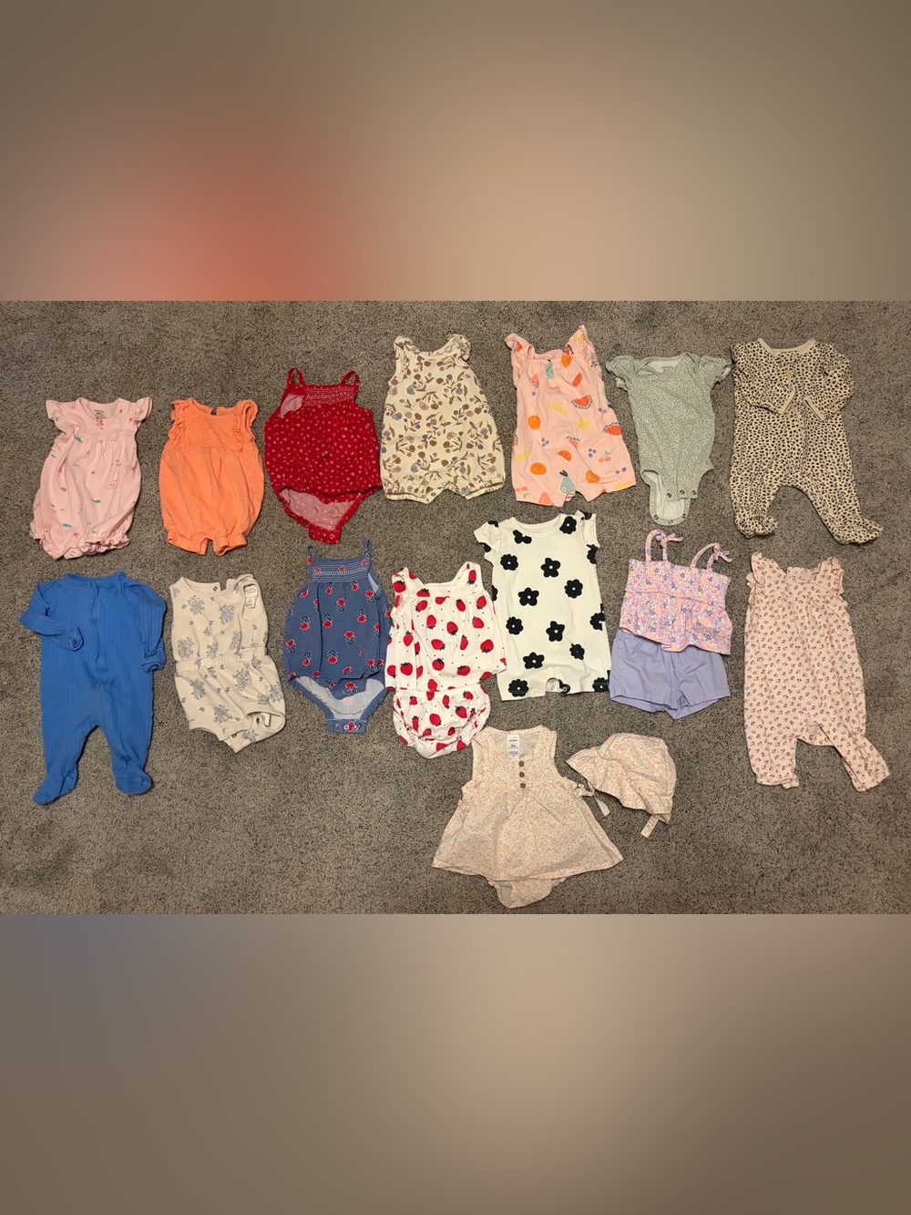 Carter's 3m baby girl bundle